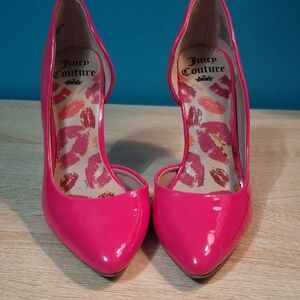 Juicy Couture Hot Pink Stiletto Heels
